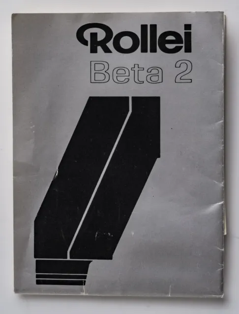 Bedienungsanleitung Rollei Beta 2, II Electronic Flash Instructions