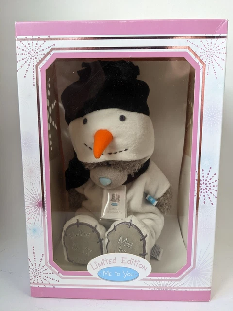 Boxed Carte Blanche Tatty Teddy In Snowman Costume Me To You Limited Edition