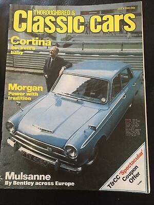 Thoroughbred And Classic Cars Magazine July 1983 #C4