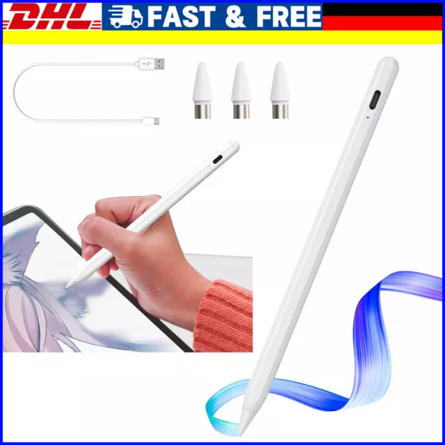 Universal Stylus Stift für Touch Screens POM Tip Tablet iOS/Android Pen Magnetic