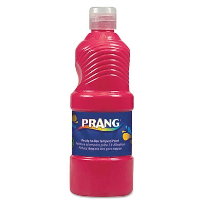 Pintura al temple lista para usar Prang, roja, botella de tapa dispensadora de 16 oz X21601 prang