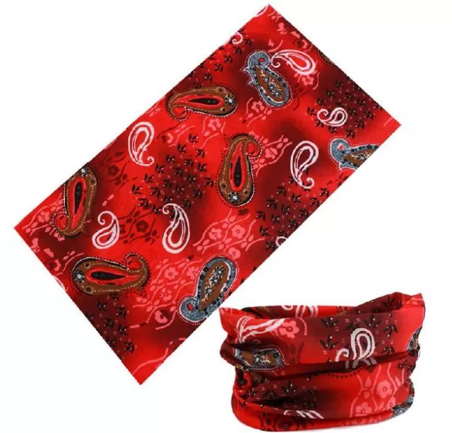 Face Mask Bandana Neck Scarf Headwear Fishing Hunting Cycling Ski Tube Skull