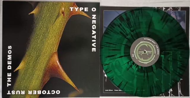 Type O Negative - October Rust - The Demos Splatter Green Vinyl Lp 300 Copies