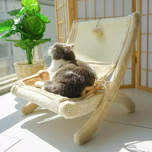 Berceau de décor de chaise de canapé de lit de chat doux avec le fauteuil