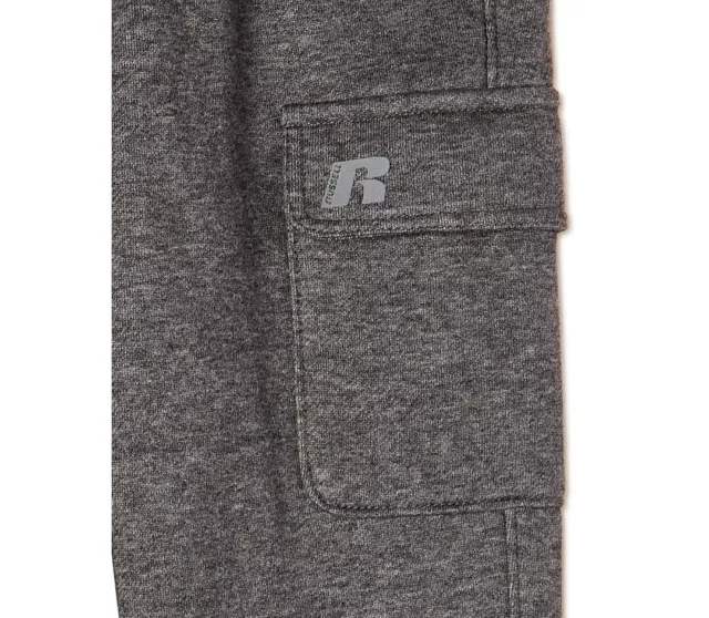 Russell Boys Athletic Cargo Pants Size 14-16 Charcoal Grey Heather 3