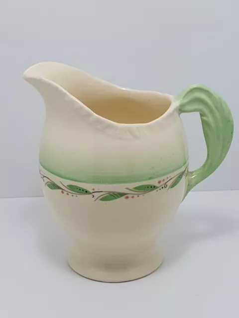 Newhall Hanley Art Deco Milk Jug Creamer Diana Shape Staffordshire England