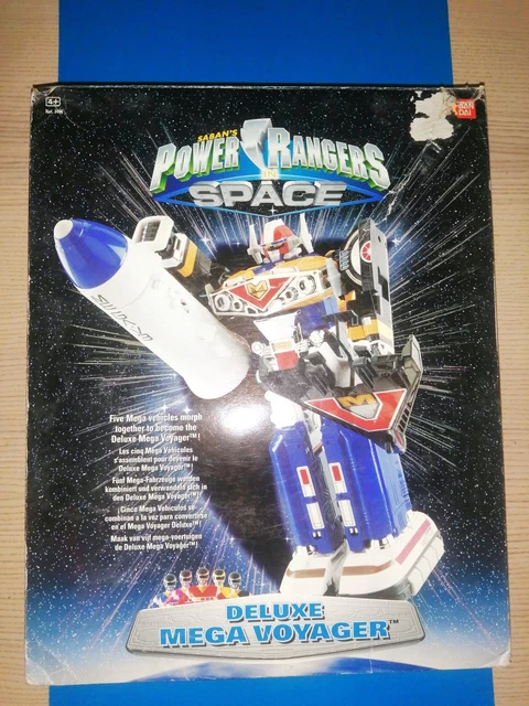 POWER RANGERS IN Space Deluxe Mega Voyager Megazord With Box 100
