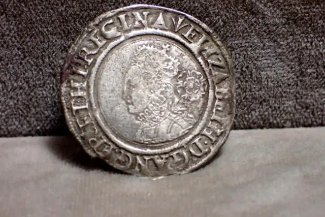 Great Britain 6 Pence Queen Elizabeth I Silver Coin 1561