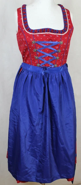 Country Life Vestito + Grembiule Dirndl Trachten Donna Gr.38/40, Nuovo, LP