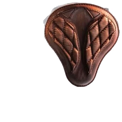 Bobber Chopper solo seat on frame Harley Sportster 04-20 Short Vintage Brown