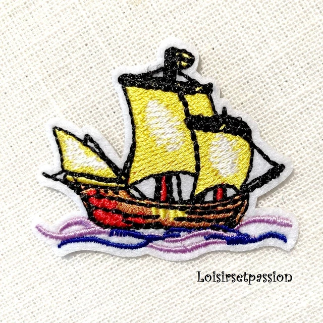 Ecusson Patch Brodé Thermocollant - 10,8 Cm X 4,2 Cm