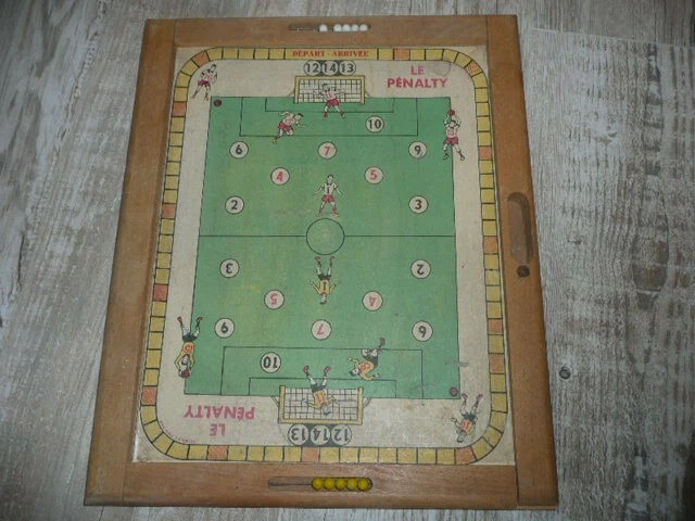 Plateau De Jeu Vintage - Football JJF, Années 1920, Type Jeu De L'oie - Occasion Ancien