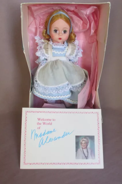 Madame Alexander 7 1/2"  Alice In Wonderland Doll #14508 Near Mint In Box