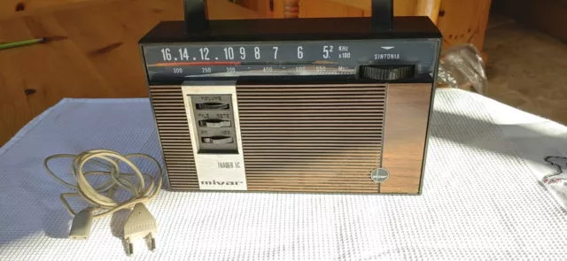 Radio Portatile MIVAR TRADER I.C. Vintage AM