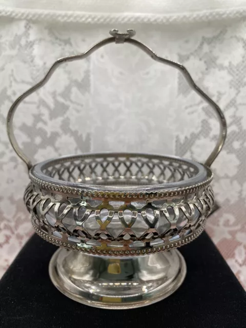 VINTAGE silver Plated Jam Or Condiment Server Made In ENGLAND