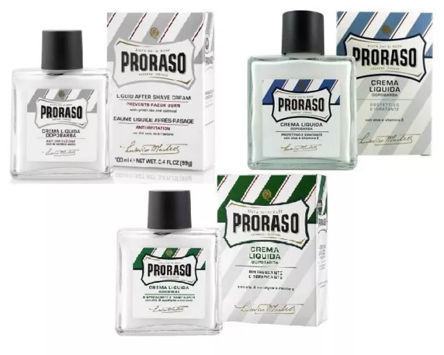 Proraso Aftershave Balm | Green | White | Blue | 100ml