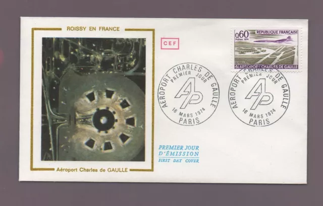 FDC 1974 - ROISSY EN FRANCE - Aéroport Charles de Gaulle   (2184)