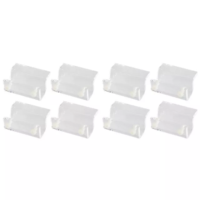 8 Pcs Support De Couvercle D'aquarium Réservoir Poissons Clair En Acrylique