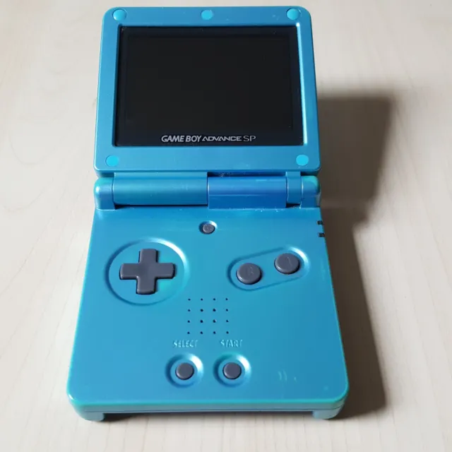 Nintendo GameBoy Advance SP AGS-101 Blau Surfin Blue mit Ladekabel 101 Modell