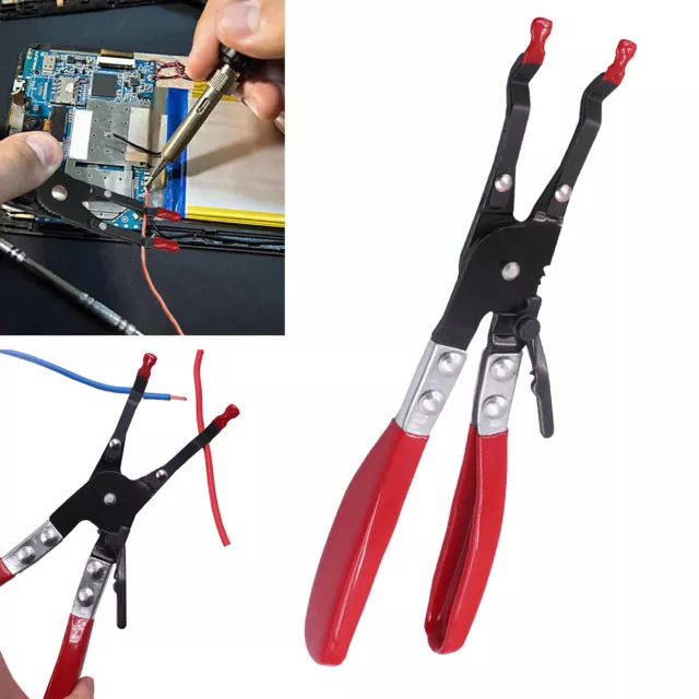 Car Vehicle Soldering Aid Pliers Hold 2 Wires Wire Welding Clamp Car Repair Tool