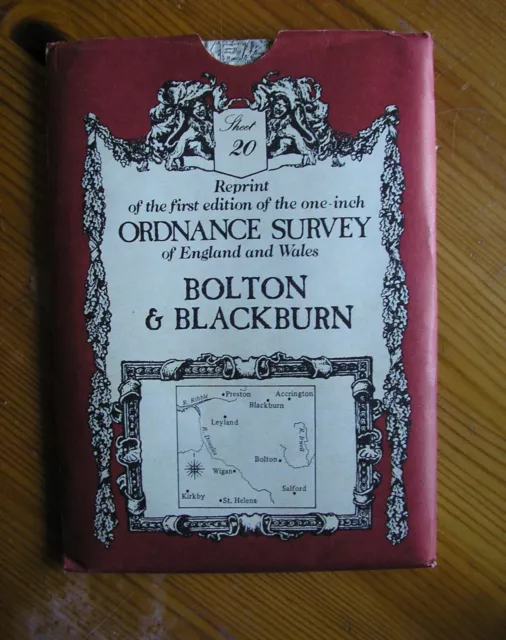 Reprint of the First Edition One-Inch Ordnance Survey Map Sheet 89 Bolton