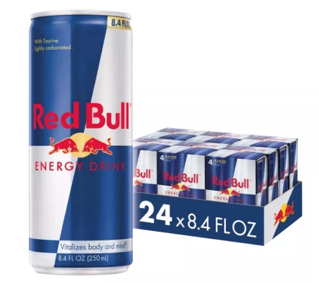 Red Bull 8.4 Fl Oz Energy Drink - 24 Counts. UNDER 3 DAY DELIVERY!!