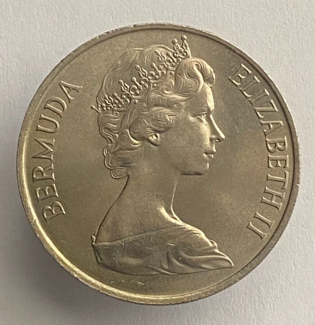 Bermuda, 50 Cents, 1970, KM# 19, High Grade