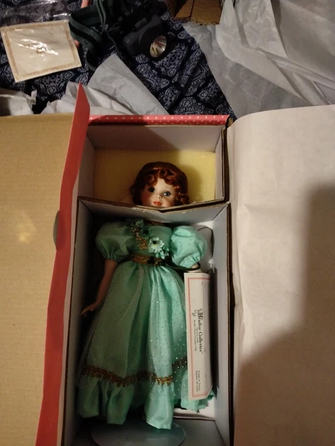 Paradise Galleries Porcelain Doll, Shannon The Shamrock Fairy by Patricia Rose