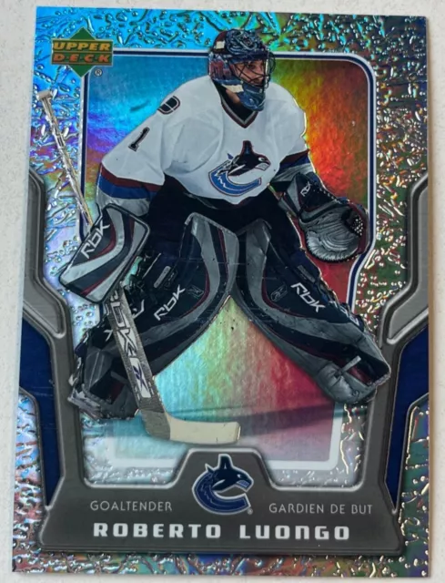 2007 Upper Deck Holographic Hockey Card - Vancouver Canucks / Roberto Luongo