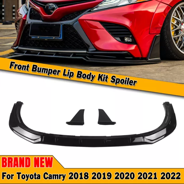 FRONT BUMPER SPOILER Lip Kit For Toyota Camry 20182024 SE XSE YOFER