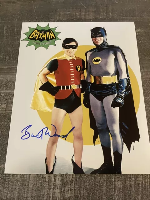 1960s Batman TV Show Burt Ward Autographed Robin 8x10 Dual COAs