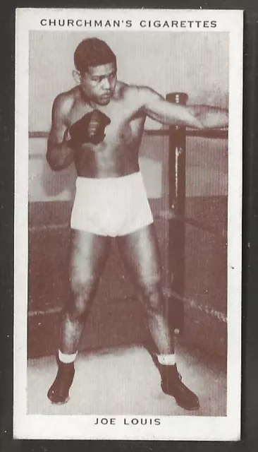 Churchman-Boxing Personalities 1938-#26- Joe Louis