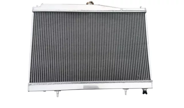 3Row Aluminum Radiator For Nissan Skyline R33 R34 Stagea 2.5L 6cyl 1993-2006 AT 3