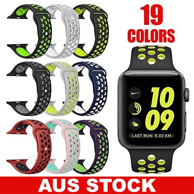 Genuine Leather Apple Watch Band Strap for iWatch Series 9 8 7 6 5 4 3 38mm/ 45mm