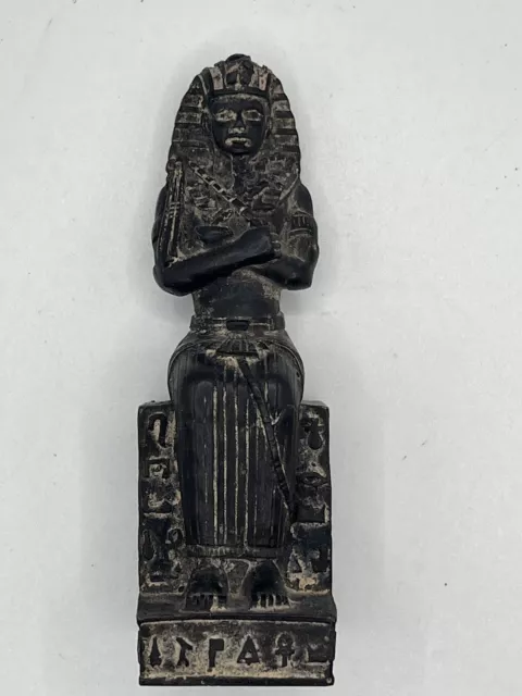 Ancient Egyptian Faeince Ushabti  Shabti  Seated Ramesses II  1279-1213 BC