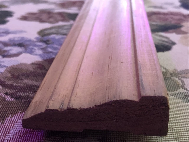 Vintage Clear White Pine 11/16”x2-1/4” Colonial Eased Edge Casing Trim 60” Long