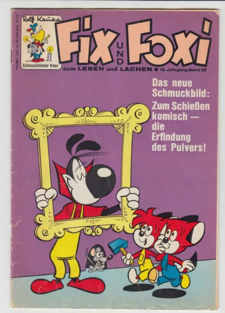 Fix und Foxi 19. Jahrgang 25 - Mit Plakat