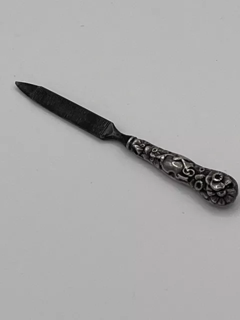 3.25” Simons Bros 1840-1908 Sterling Nail File - RARE