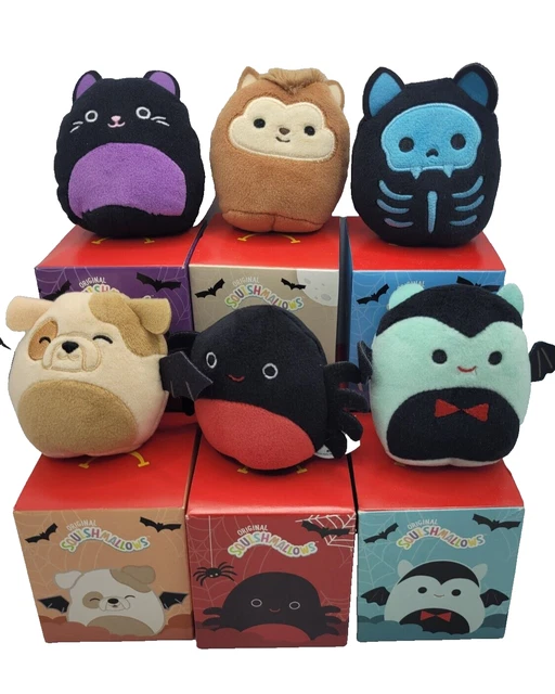 SQUISHAMALLOWS JOB LOT 6 McDONALDS MINI PLUSH SOFT TOY SQUISHMALLOWS BOXED NEW £28.99