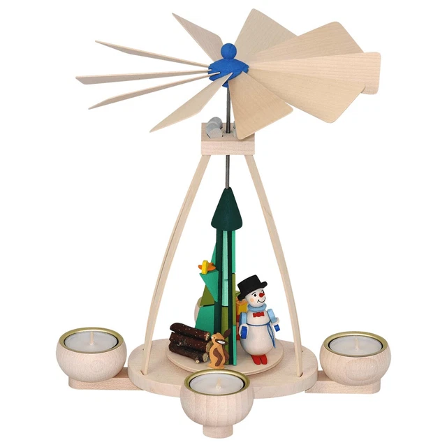 Tealight Pyramid Snowman Pyramid