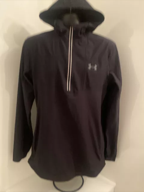 🐝Men's Under Armour UA Vanish Woven Pullover Half Zip Jacket in Black🐝