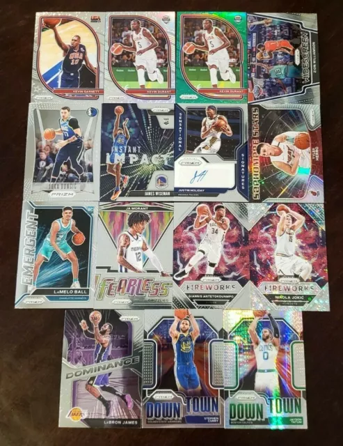 2020-21 Prizm Basketball INSERTS with Rookies Silver and Green You Pick