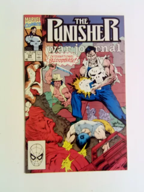 The Punisher: War Journal #24 Marvel 1990 NM Carl Potts Tod Smith 1st print