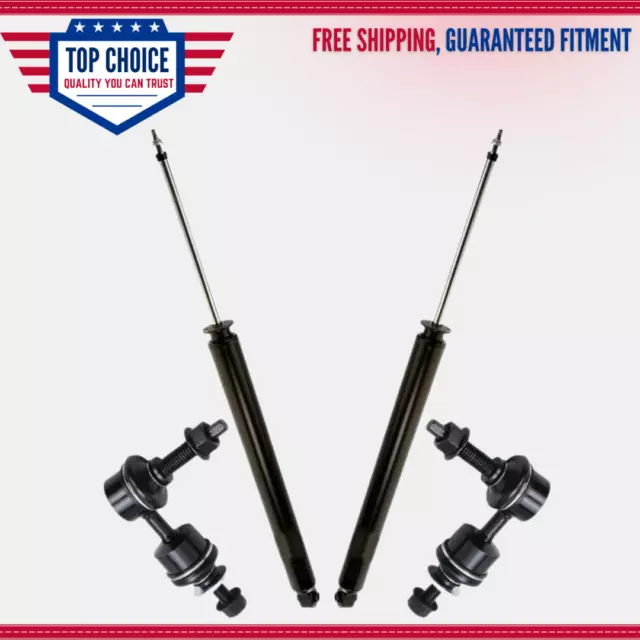 Ford Focus Shocks Absorbers + Sway Bar Links Fits Rear Left & Right No ST or RS