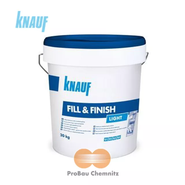 Knauf Fill & Finish Light 20kg Sheetrock Spachtelmasse Fugenspachtel Trockenbau