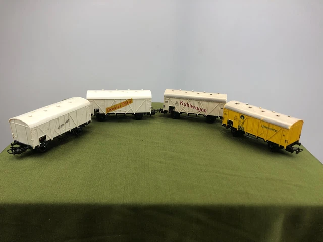 4xMärklin SpurH0 327/154 Kühlwagen Jamaica, Chocolat Tobler  /21