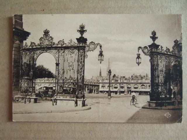 Cpa Nancy (54) Place Stanislas, Jean Lamour Grilles. The City With Golden Gates.