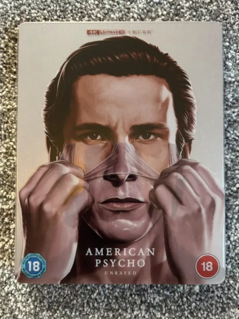 American Psycho 4k Ultra HD Blu Ray STEELBOOK UHD UK Edition Zavvi OOP