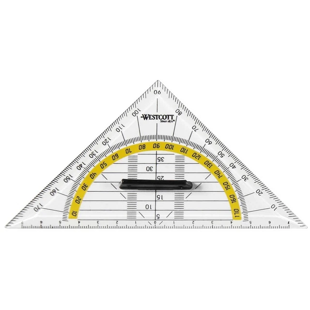 WESTCOTT Geometrie-Dreieck 16,0 cm