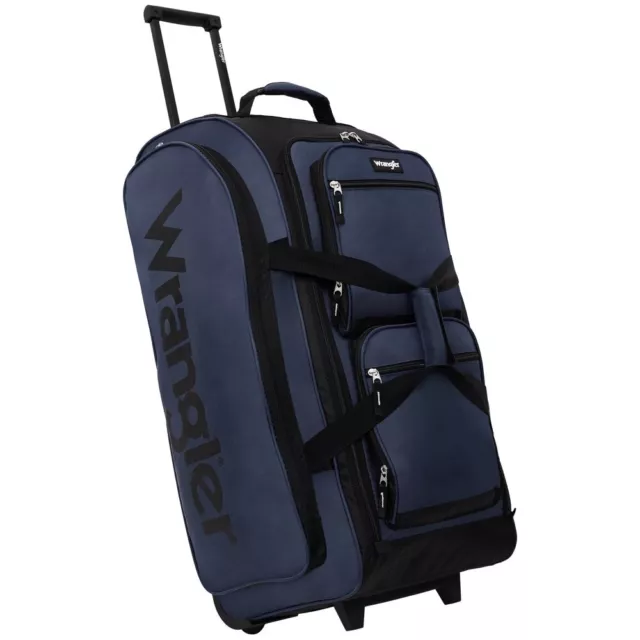 30″ Rolling Duffel Bag Wheeled Luggage Suitcase Spinner Travel Tote Carry Duffle